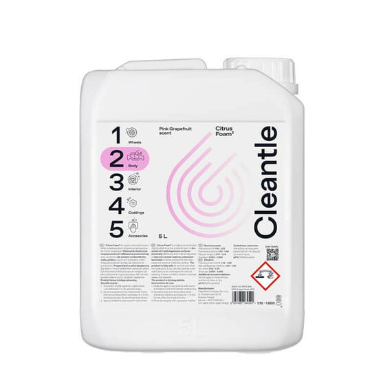 CLEANTLE CITRUS FOAM Aktywna piana 5l