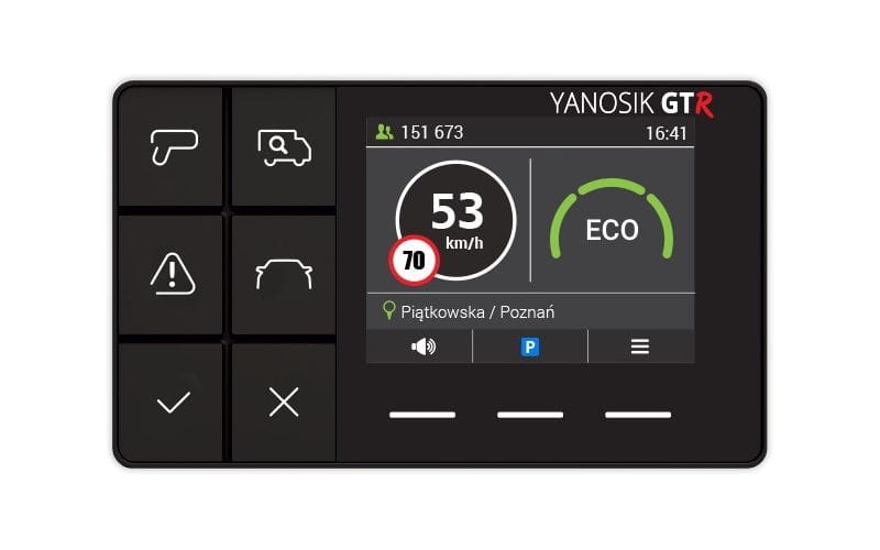 Komunikator drogowy YANBOX Yanosik GTR